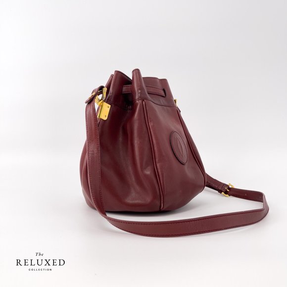 Vintage Cartier Bordeaux Leather Must de Cartier - Picture 4 of 11